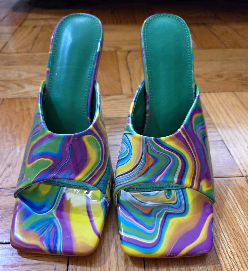 NWOB Disco Type 4in Heels sz 8.5/40